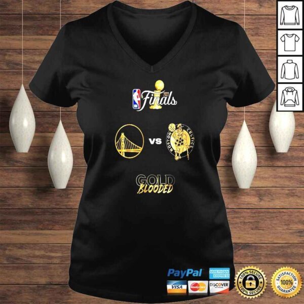 Gold Blooded Vs Boston Celtics NBA Finals 2022 TShirt - Image 2