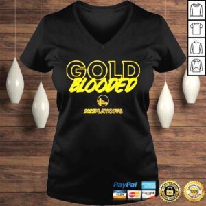 VLadies Gold blooded 2022 playoffs shirt