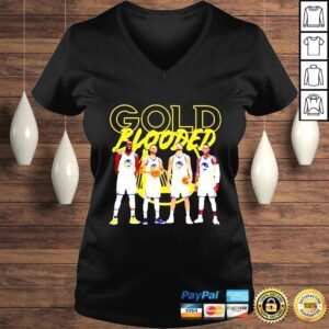 VLadies Golden Blooded Golden State Warriors Players shirt