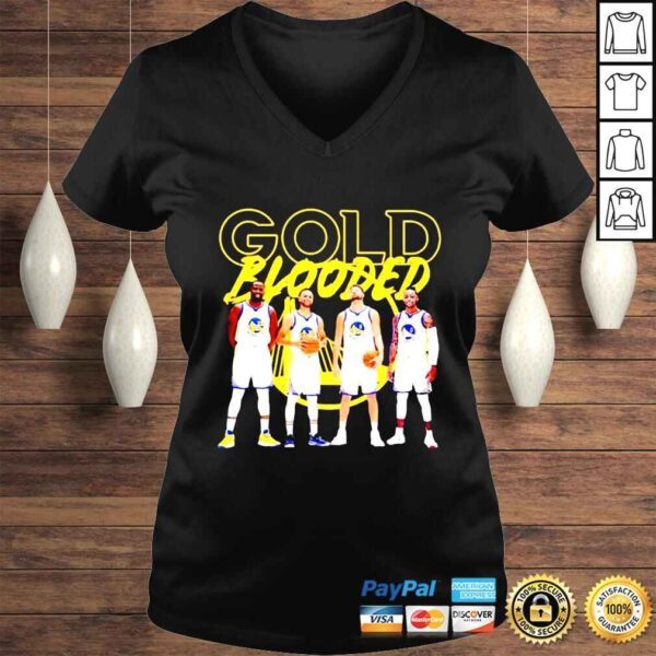 Golden Blooded Golden State Warriors Players shirt - Image 2