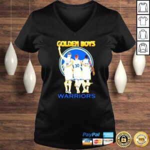 VLadies Golden Boys Warriors Thompson Curry Green Signatures shirt