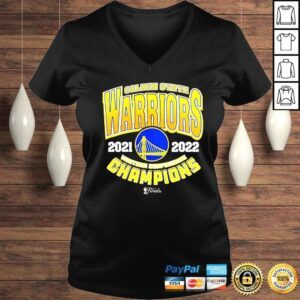 VLadies Golden State Warriors 2021 2022 Western Conference Champions Trap shirt