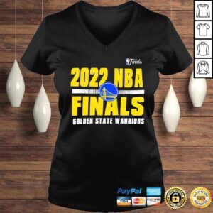 VLadies Golden State Warriors 2022 NBA Finals Bold shirt