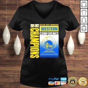 VLadies Golden State Warriors 2022 Western Conference Champions Play Your Game shirt