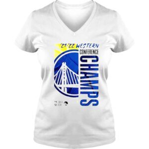 VLadies Golden State Warriors 2022 Western Conference Champions shirt