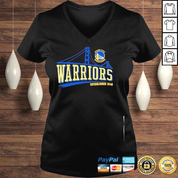 Golden State Warriors 47 Hometown Regional Golden Gate Bridge T Shirt - Image 2