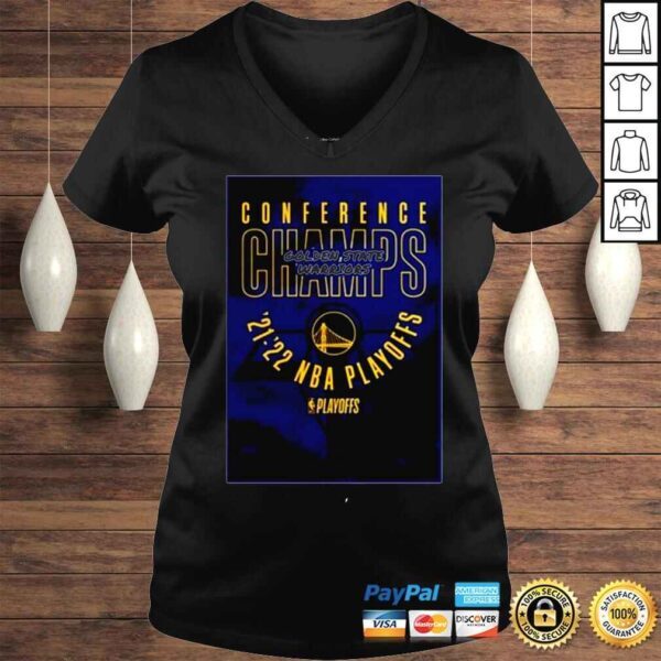 Golden State Warriors Conference Champs 20212022 NBA Playoffs shirt - Image 2