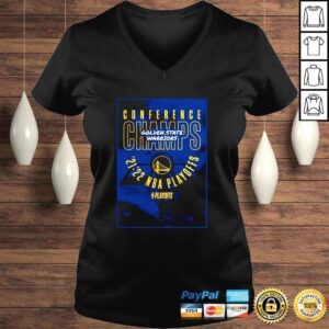 VLadies Golden State Warriors Conference Champs 2022 NBA Playoffs shirt