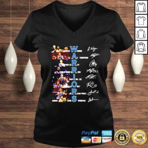 VLadies Golden State Warriors Players 2022 signatures shirt