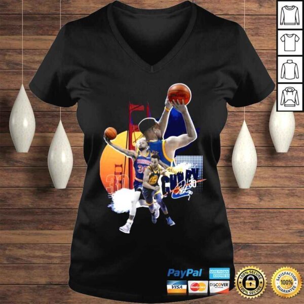 Golden State Warriors Steph Curry 30 signature shirt - Image 2