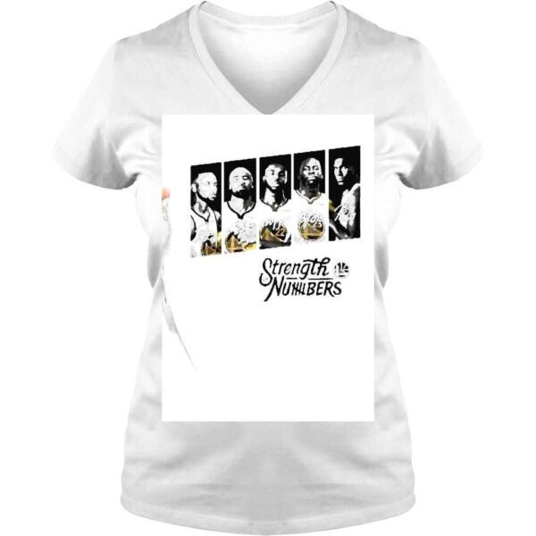 Golden State Warriors Strength in Numbers signatures shirt - Image 2