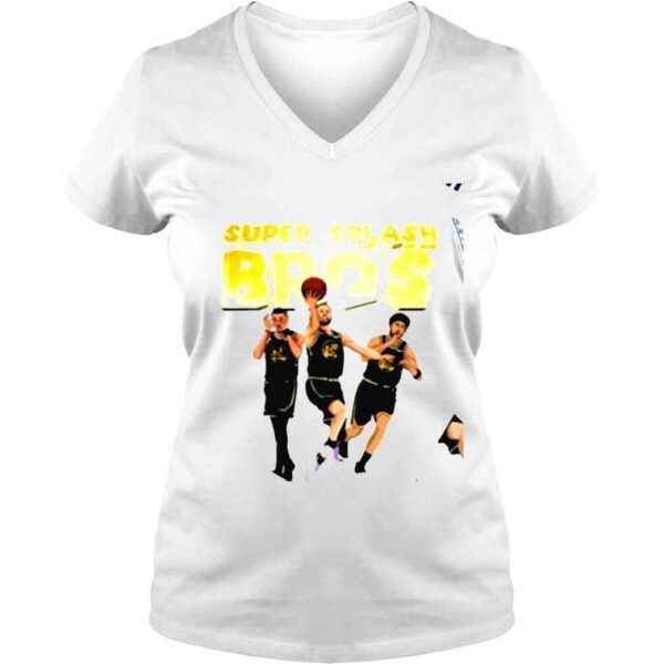 Golden State Warriors Super Splash Bros cartoon shirt - Image 2