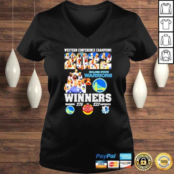 Golden State Warriors Western Conference Champions Winners 2022 shirt - Image 2