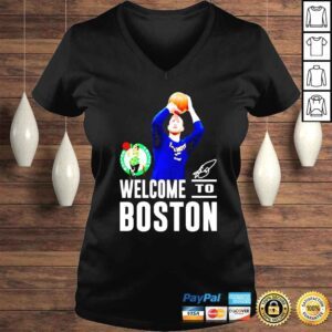 VLadies Gordon Hayward Welcome to Boston Celtics Finals 2022 signature shirt