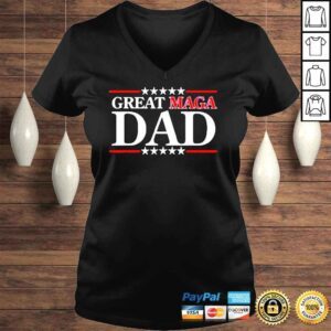 VLadies Great Maga Dad Happy Fathers Day Shirt