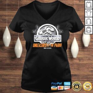 VLadies Grrassic World unleashed at the park shirt