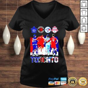 VLadies Guerrero Toronto Blue Jays Matthews Toronto Maple Leafs Barnes Toronto Raptors Jimenez Toronto FC Signatures shirt