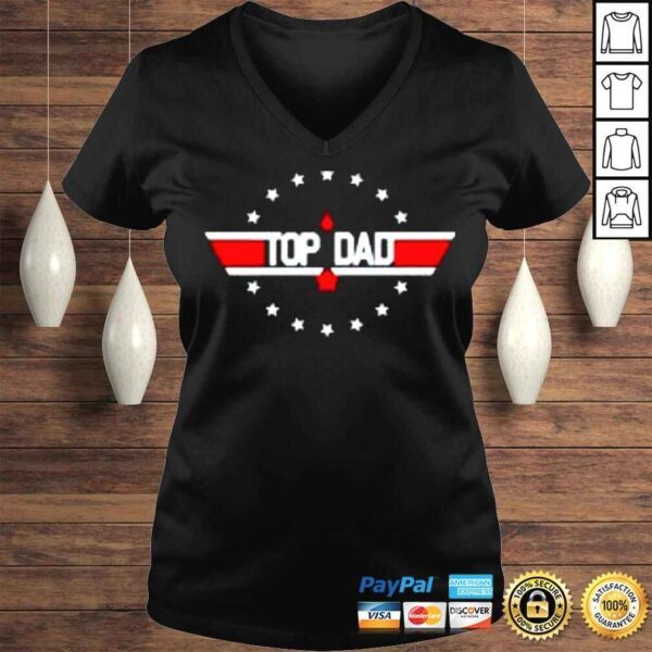 Gun Top Dad Fathers Day shirt - Image 2