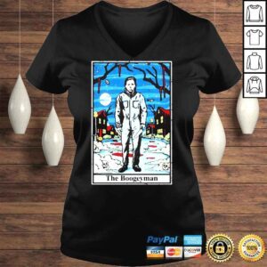 VLadies Halloween Michael Myers The Boogeyman Tarot Shirt Long Sleeve