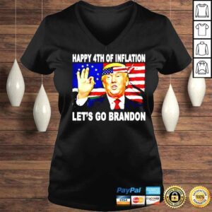 VLadies Happy 4th of Inflation Lets go Brandon shirt