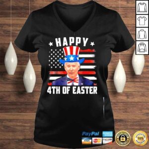 VLadies Happy 4th of july easter confused memorial Joe Biden shirt