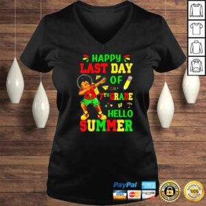 VLadies Happy Last Day Of 7Th Grade Dabbing Black Boys Juneteenth TShirt