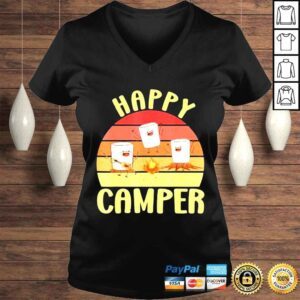 VLadies Happy marshmallow camper shirt