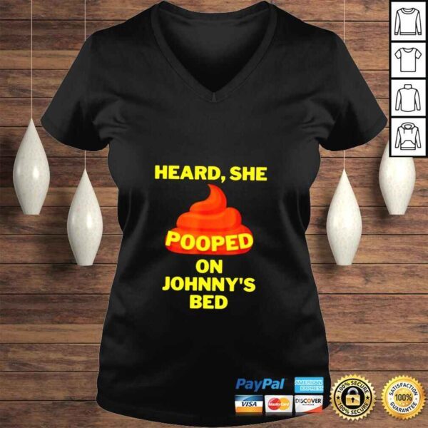 Heard she pooped on Johnnys bed shirt - Image 2