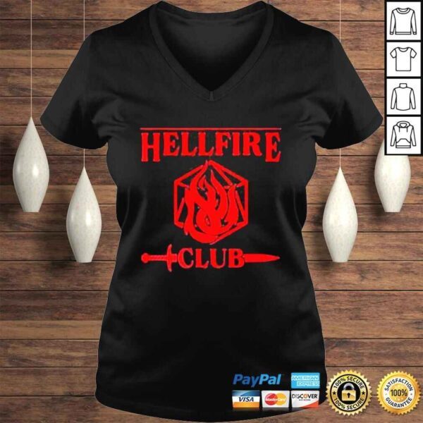 Hellfire Club T Shirt Stranger Things Gift For Fan TShirt Club Stranger Things 4 Shirt - Image 2