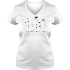 VLadies Helping Little Minds Grow Teacher Life Shirt