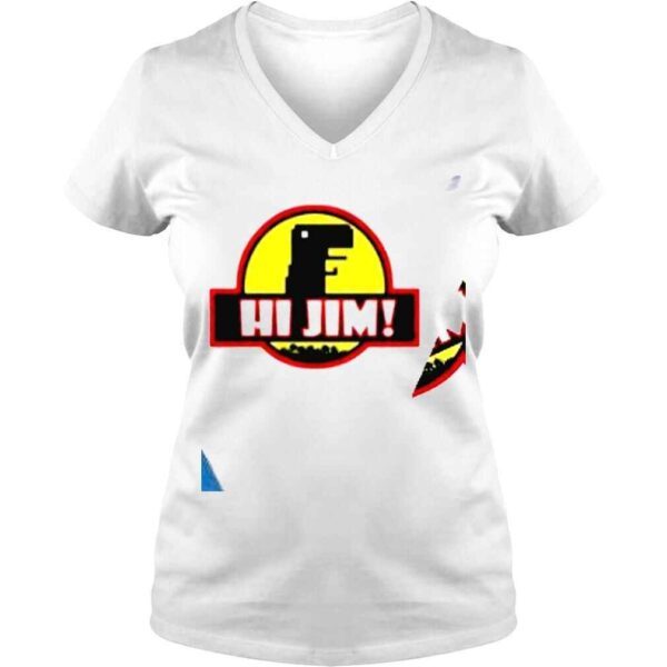 Hi Jim Jurassic Park logo shirt - Image 2