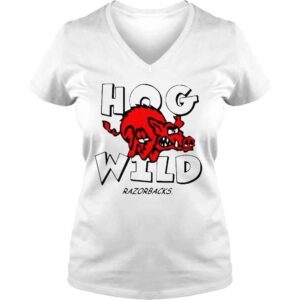 VLadies Hogfield arKansas hog wild razorbacks retro shirt