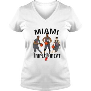 VLadies Homage Miami Heat Mashup Triple Threat Shirt