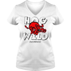 VLadies Homefield Apparel Hogfield Arkansas Hog Wild Razorbacks Retro Shirt