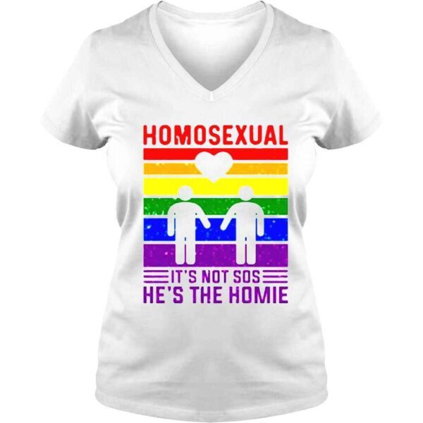 Homiesexual it’s not sus he is the homie shirt - Image 2