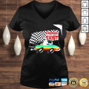 VLadies Honk of you dont exist racing shirt