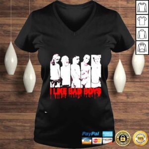 VLadies Horror Characters I Like Bad Boys shirt