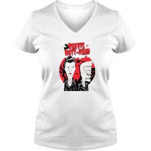 VLadies Horror Rudey Halloween Beavis And Butthead shirt