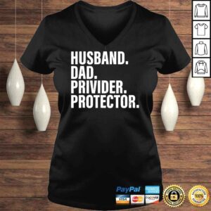 VLadies Husband Dad Provider Protector Funny Fathers Day 2022 Father Shirt