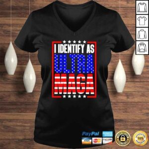 VLadies I Identify as Ultra Maga Tshirt