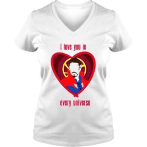 VLadies I Love You In Every Universe Dr Strange Heart Shirt