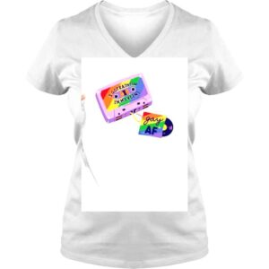 VLadies I got rainbow in my Veins Gay AF LGBT shirt