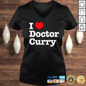 VLadies I heart doctor Curry shirt