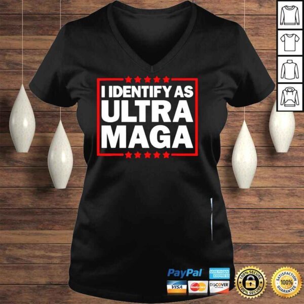 I identify as ultra maga ultra maga and proud 4th of july shirt - Image 2