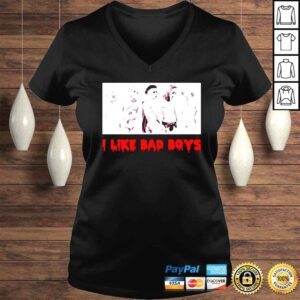 VLadies I like bad boys Horror movies shirt