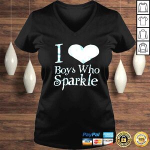 VLadies I love boys who sparkle twilight shirt