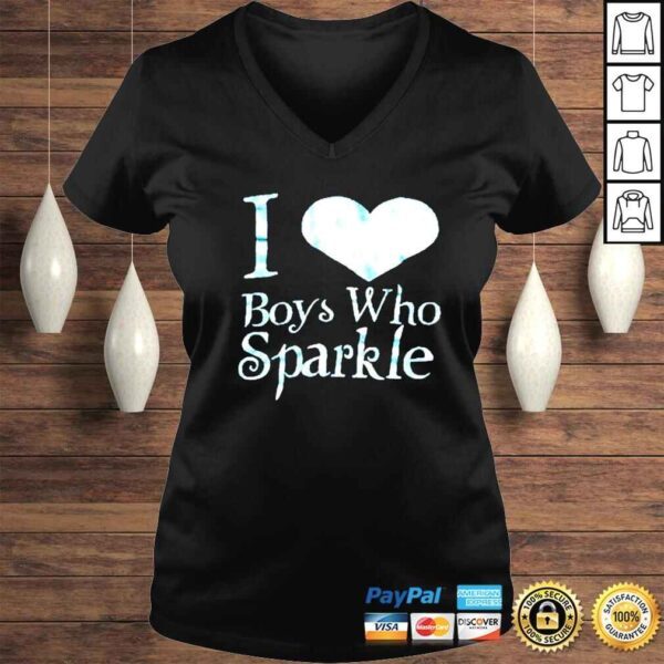 I love boys who sparkle twilight shirt - Image 2