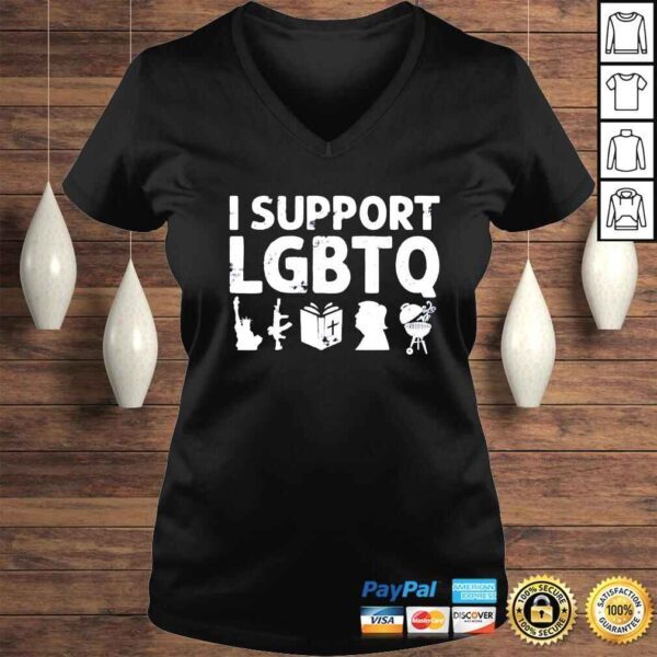 I support LGBTQ shirt - Image 2