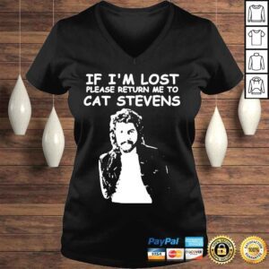 VLadies If Im lost please return me to cat Stevens shirt