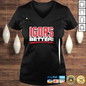 VLadies Igor Shesterkin New York Rangers Igors Better Shirt